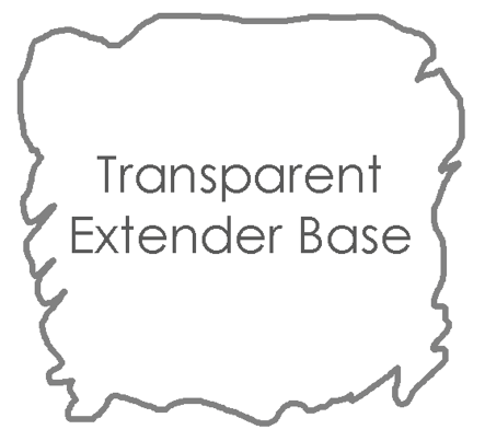 Transparent extender base